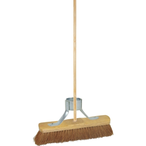 Binnenbezem - FSC hout - kokos - zacht - 33 x 140 cm -
