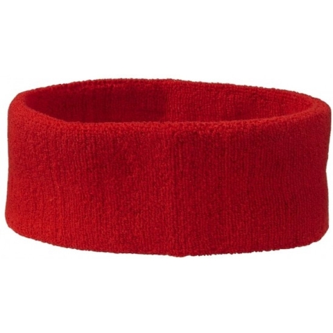 5x Hoofd zweetbandje rood -