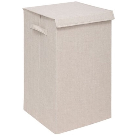 5Five Eureka sorteer wasmand - 74 liter - beige - 37 x 37 x 60 cm - MDF/Polyester stof -