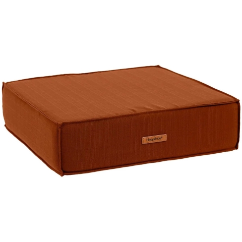 Hesperide Vloerkussen Korai - terracotta - PU-schuim/polyester - 45 x 45 cm - grond zitkussen -