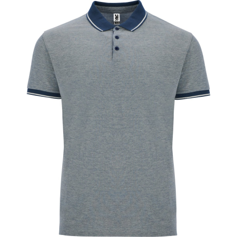 Roly RY0395 Bowie Poloshirt - Heather Navy Blue 247 - XL