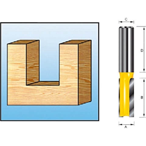 Makita D-10394 Freesbit Groeffrees S 12mm 12x35mm