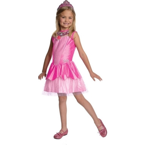 Roze prinsessen jurkje voor meisjes 3-5 jaar (98-110 cm) -