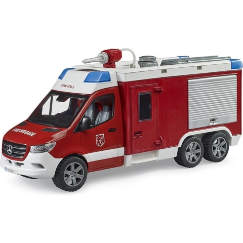 Bruder Auto - MB Sprinter Brandweerwagen m. Waterpomp en licht/g - Bruder - OneSize - Auto