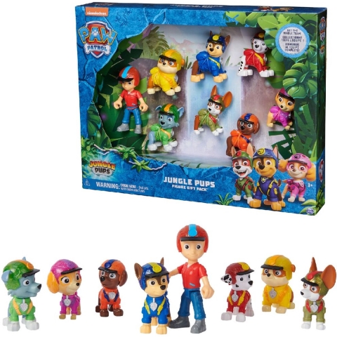 Paw Patrol Jungle Pups Figuren 8-delig