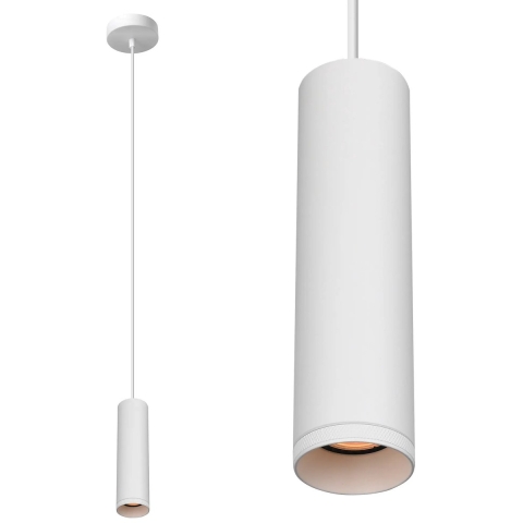 Artdelight Milano - Hanglamp - Ø 6,6 X 175 Cm - Wit