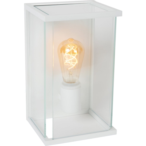 Lucide Claire - Buiten Wandverlichting - 17,6 X 18 X 30 Cm - IP54 - Wit