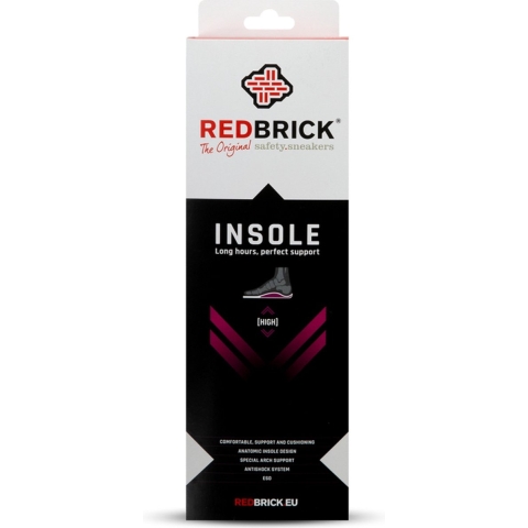 Redbrick Inlegzool High 1000035 | Zwart | Maat 43 - 00.083.025.43