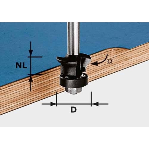Festool Accessoires HW S8 D24/0° +45° Fase-kantenfrees | 491026