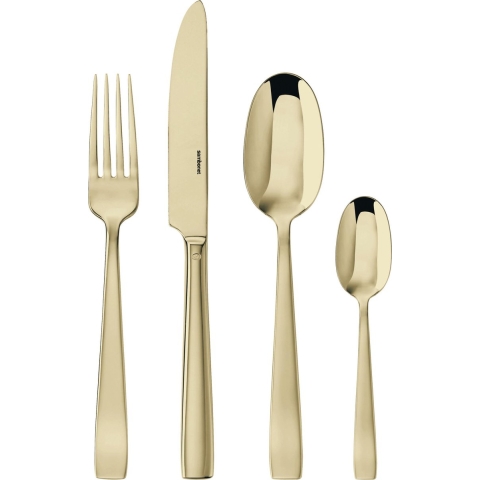 Sambonet Bestekset Flat - Champagne - 24 delig / 6 personen