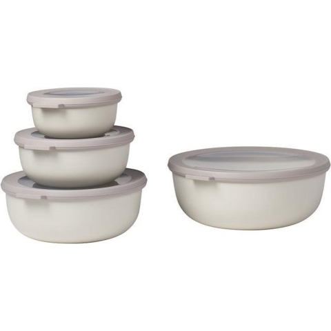 Mepal Multikom Set Nordic White 4-Delig (350, 750 ml, 1.25 en 2.25 Liter)
