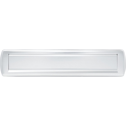 AXA Brievenbus Briefplaat Curve Plus Aluminium Naturel 340 x 74 mm