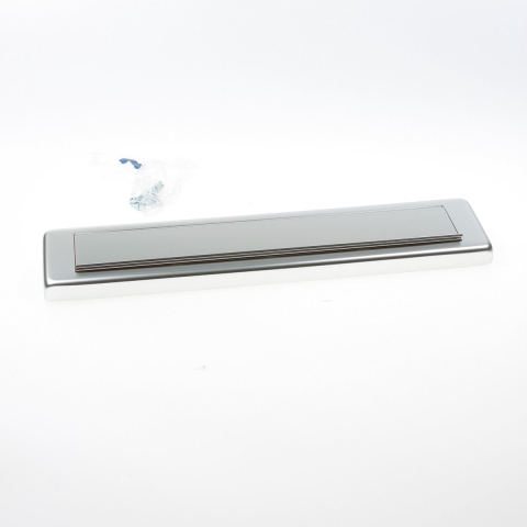 DX Ami Briefplaat climate comfort veer recht F1 aluminium 340 x 74 mm
