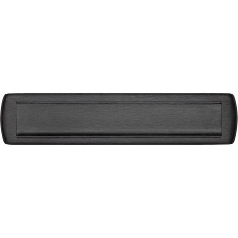 AXA Brievenbus Briefplaat Curve Plus Zwart 340 x 74 mm