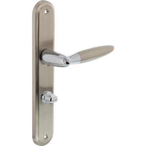 Intersteel Deurkruk Elen op schild Toilet WC 63/8MM chroom