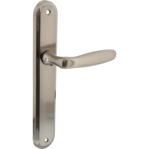Intersteel Deurkruk Bjorn op schild nikkel mat