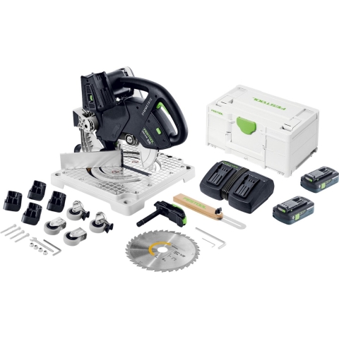Festool SYMC 70 4,0 EBI-Plus SYMMETRIC Accu Plintenzaag 18V 4.0Ah - 577464