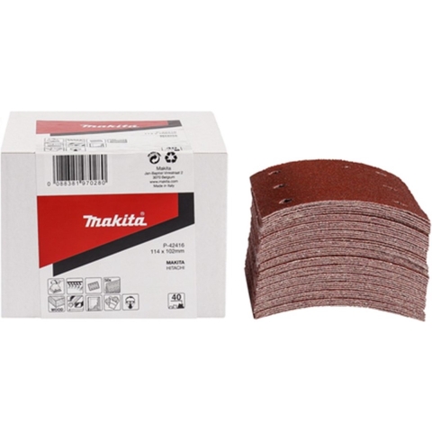 Makita P-42416 Schuurvel K40 114x102 red