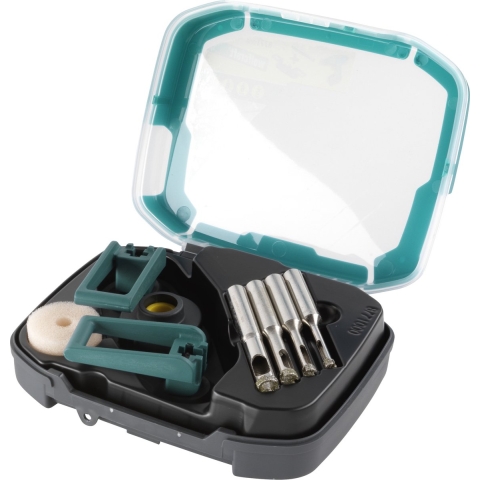Wolfcraft 5-delige Tegelborenset + Waterreservoir - 8771000