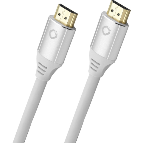 Oehlbach: Black Magic MKII Ultra-High-Speed HDMI-kabel 2,0 meter - Wit