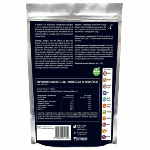 3x Lucovitaal Koolhydraten Gewichtstoename Poeder 375 gr