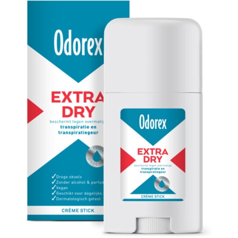 3x Odorex Extra Dry Stick 40 ml