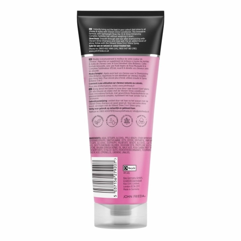 4x John Frieda Vibrant Shine Colour Conditioner 250 ml