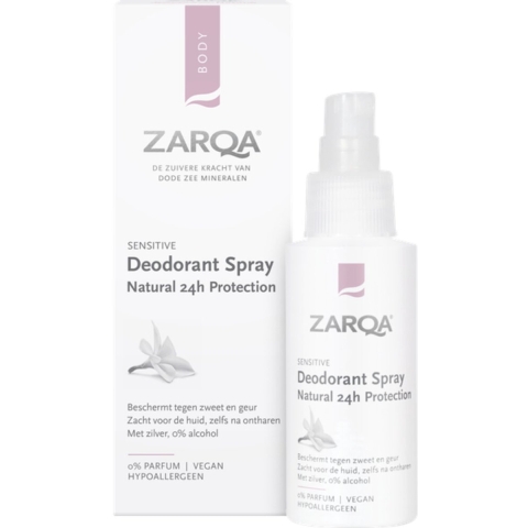 3x Zarqa Deodorant Spray Sensitive 50 ml