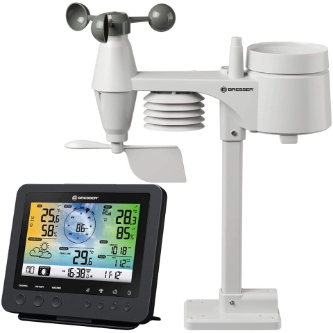 BRESSER Professioneel WIFI Weerstation met 5-in-1 Buitensensor