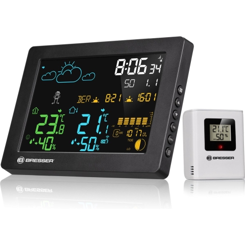 BRESSER MeteoTemp Baro HZ Kleurenweerstation
