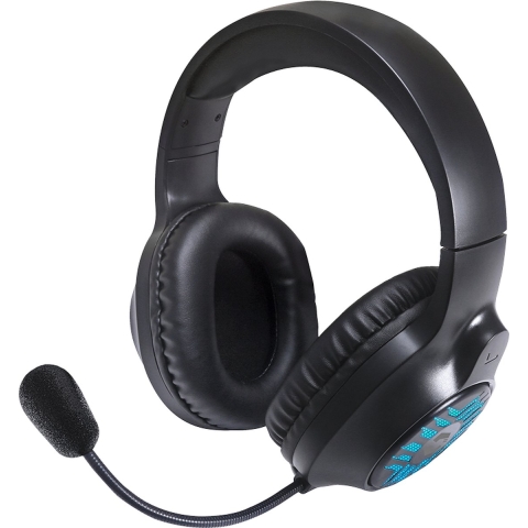 SpeedLink TYRON Over Ear headset Gamen Kabel Stereo Zwart, RGB Headset, Volumeregeling, Microfoon uitschakelbaar (mute)
