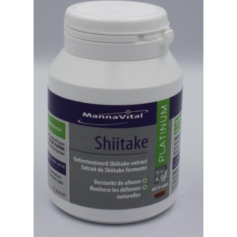 Mannavital Shiitake Platinum | 60 capsules