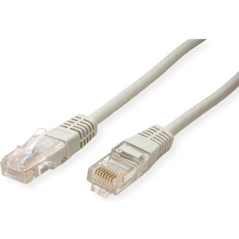 ROLINE patchkabel Cat.5e (Klasse D) UTP, grijs, 10 m