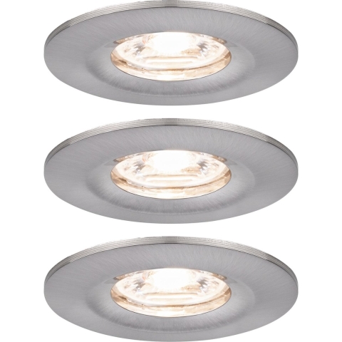 Paulmann 94301 EBL Nova mini Coin LED-inbouwlamp Set van 3 stuks 4 W IJzer