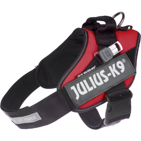Julius K9 Blindengeleidehond tuig - Rood - Maat 2
