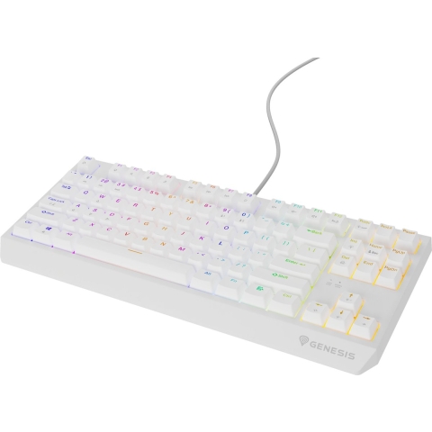 GENESIS NKG-2080 Thor 230 TKL RGB Gaming toetsenbord in Wit