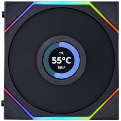 Lian Li UNI FAN TL LCD Series 120mm 3-Pack Black