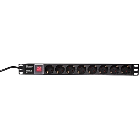 LogiLink PDU8C01 energiedistributie 1u 8AC uitgangen