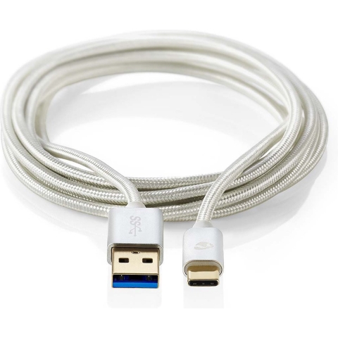 Kabel USB 3.1 | Type-C male - A male | 1,0 m | Aluminium