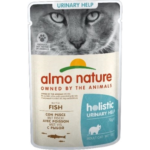 Almo Nature Urinary Help met vis natvoer kat (70 g) 30 x 70 g