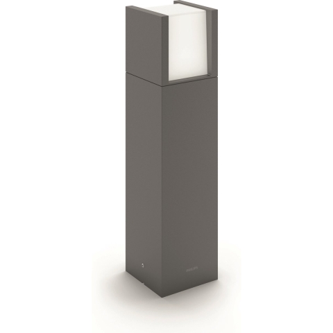 Philips Arbour sokkellamp voor buiten - warmwit licht - klein