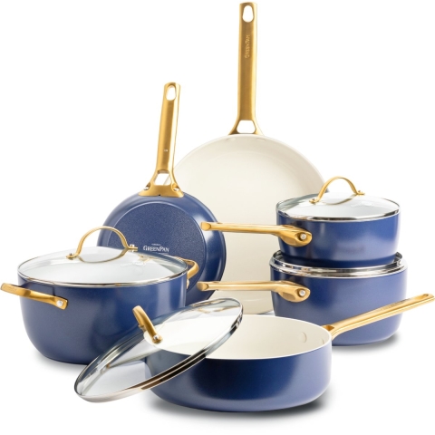 GreenPan - Padova Oxford Blue 10-delige pannenset