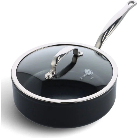GreenPan - Barcelona Stoofpan met keramisiche antiaanbaklaag met deksel 24 cm