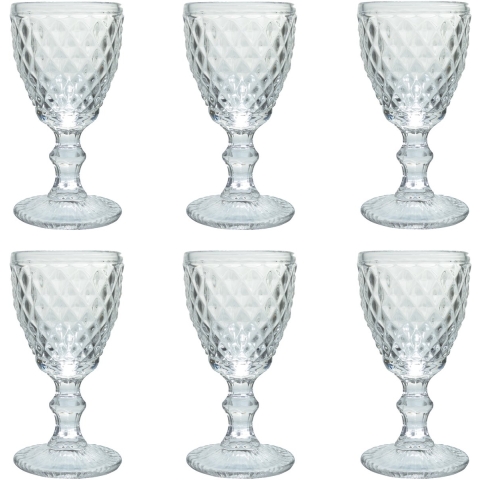 Medard de Noblat - Diamond Wijnglas 20cl Transparant (set van 6)