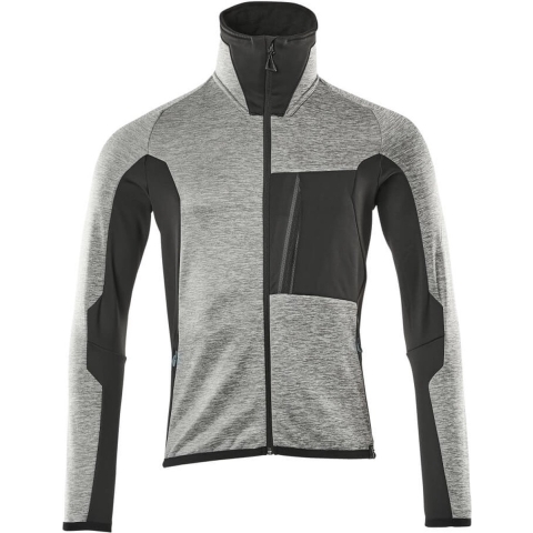 Fleecetrui Met Rits Grijs|Melee | Per Stuk | Maat XL