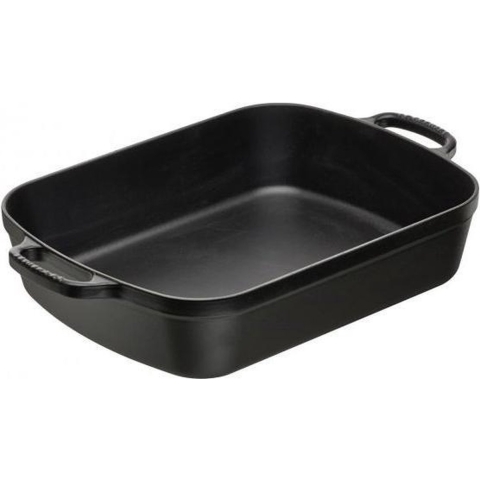 LE CREUSET - Gietijzer - Braadslede 37cm Mat Zwart