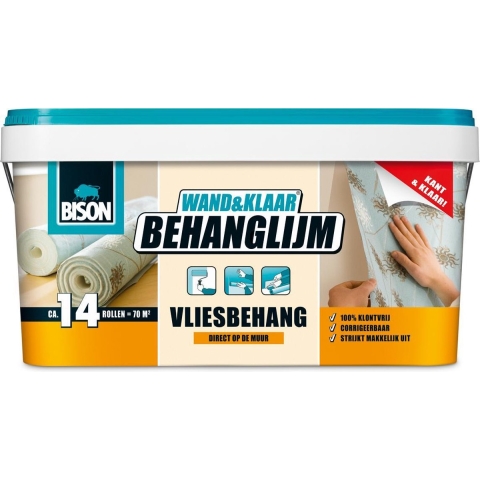 Wand&Klaar Behanglijm Vliesbehang | 10 KG