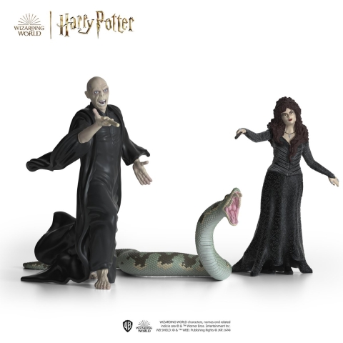 Schleich Harry Potter - Voldemort, Nagini & Bellatrix - H: 18 cm - Schleich - OneSize - Speelgoedfiguur