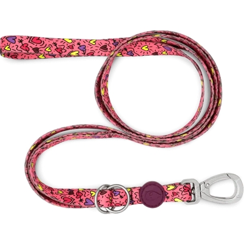 Morso Morso hondenriem verstelbaar gerecycled pink think roze