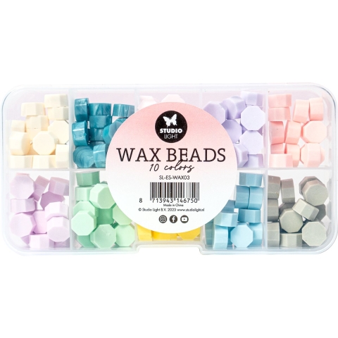 Studio Light Wax Beads 10 kleuren Pastel